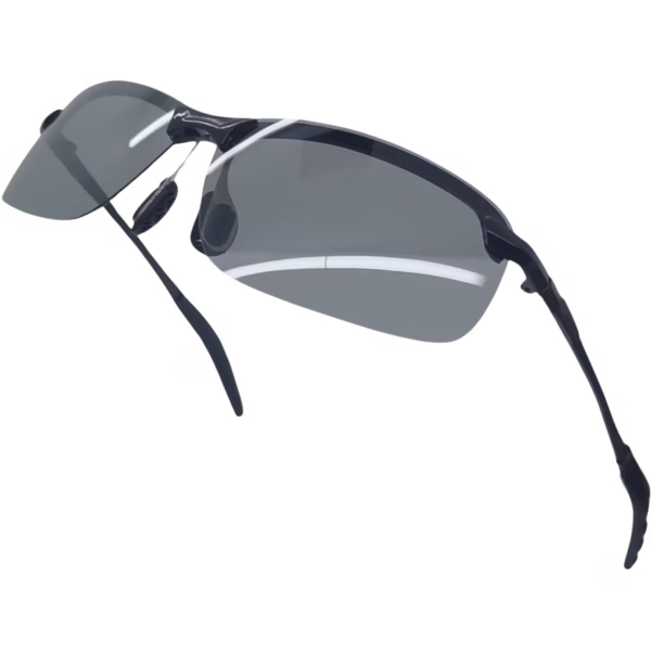 Kacamata Anti Silau Siang dan Malam Original 100% Polarized Photochromic Warna Hitam Untuk Pria - flying angle
