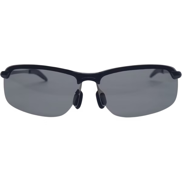 Kacamata Anti Silau Siang dan Malam Original 100% Polarized Photochromic Warna Hitam Untuk Pria - front