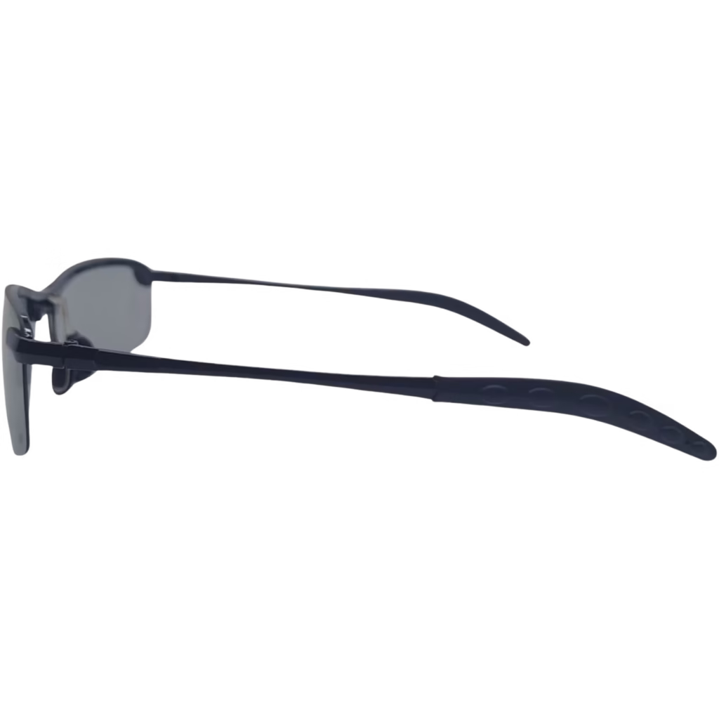 Kacamata Anti Silau Siang dan Malam Original 100% Polarized Photochromic Warna Hitam Untuk Pria - samping