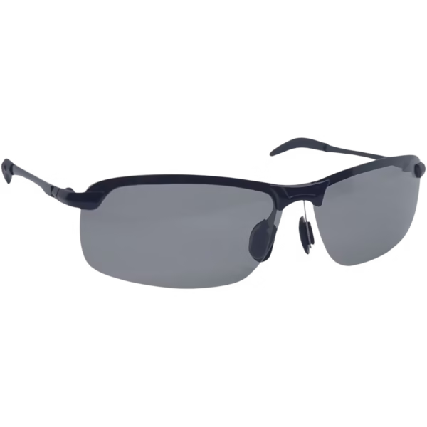 Kacamata Anti Silau Siang dan Malam Original 100% Polarized Photochromic Warna Hitam Untuk Pria - 45 derajat