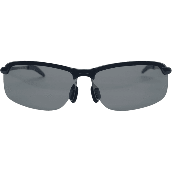 Kacamata Anti Silau Siang dan Malam Original 100% Polarized Photochromic Warna Hitam Untuk Pria - front